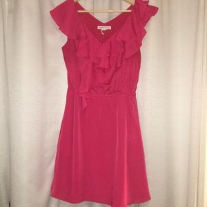 Pink Ruffle Top Dress
